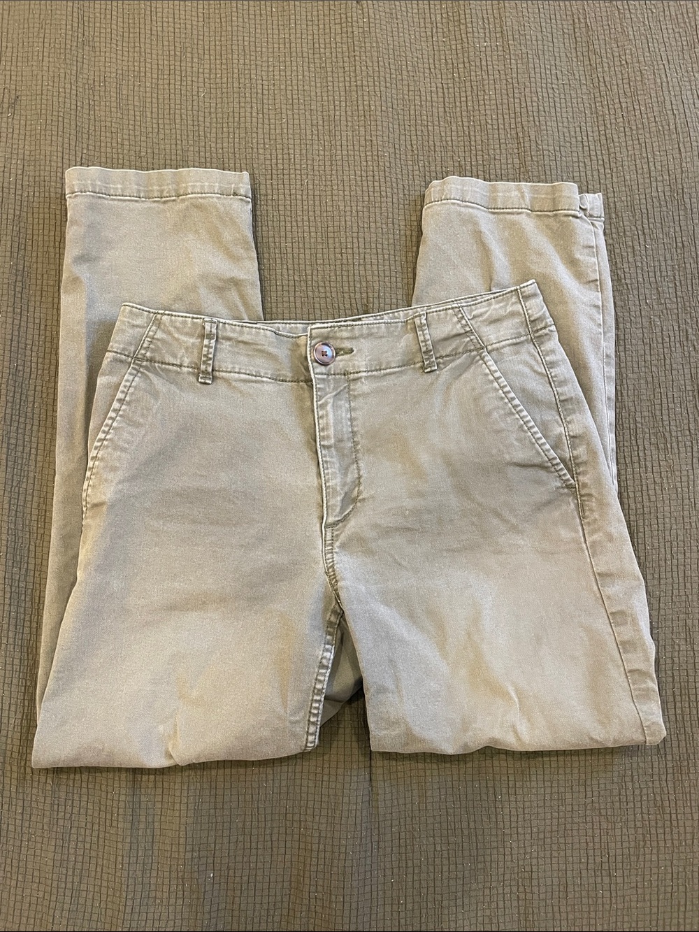 LOFT Straight Leg Pants in Light Khaki